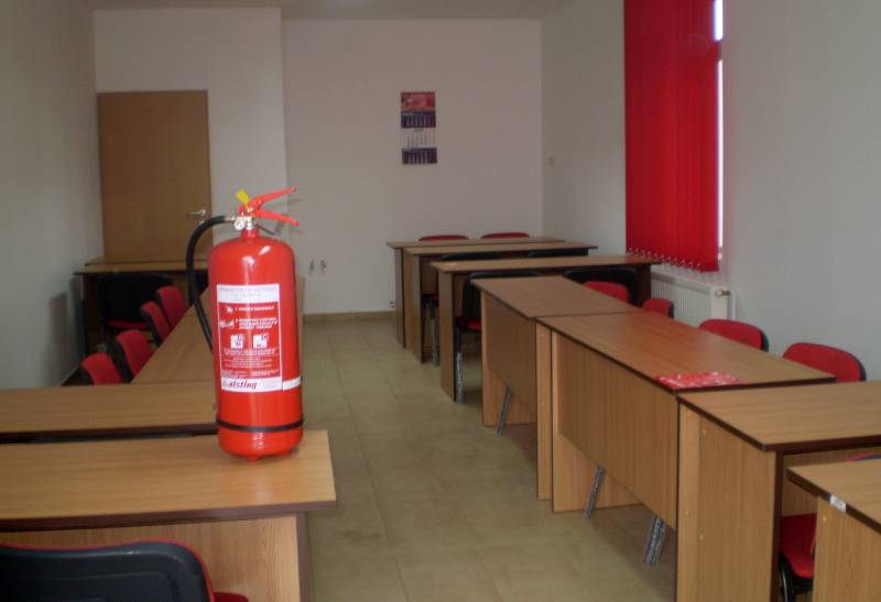 Sala de curs pentru cursuri servant pompier Timisoara